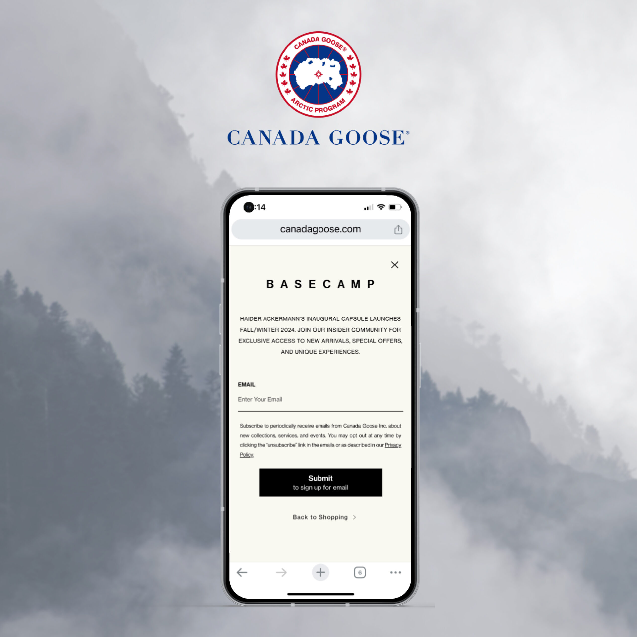 Basecamp Revamp for Canada Goose